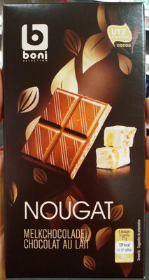 Image descriptive de Chocolat au lait NOUGAT