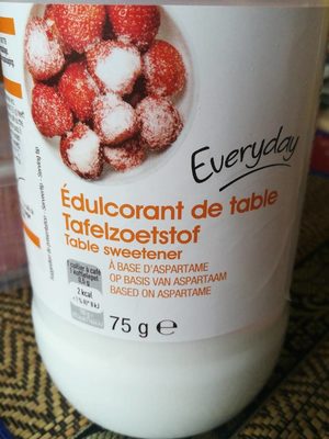 Image descriptive de Édulcorant de table à base daspartame