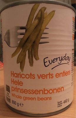 Image descriptive de Haricots Verts entiers