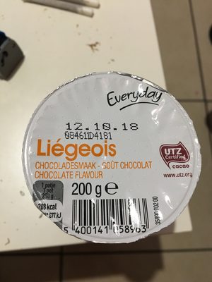 Dessert liégeois chocolat