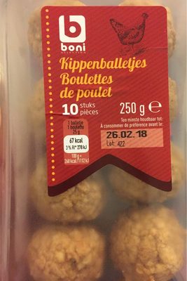 Image descriptive de Boulettes de poulet