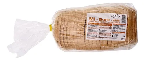 EVERYDAY pain blanc tranches 800g