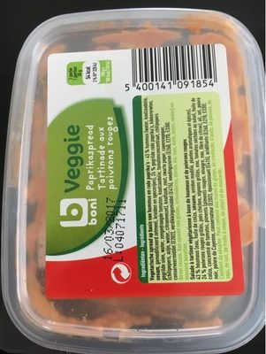 Image descriptive de Veggie Tartinade Aux Poivrons Rouges