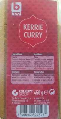 Image descriptive de Curry