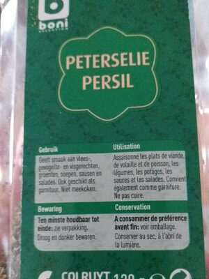 Peterselie persil