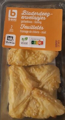 Image descriptive de Feuilletés fromage de chèvre miel