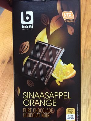 Pure chocolade met sinaasappel