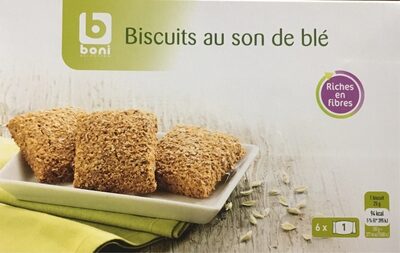 Biscuits au son de blé