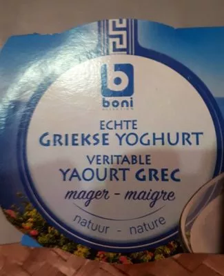 Magere griekse yoghurt