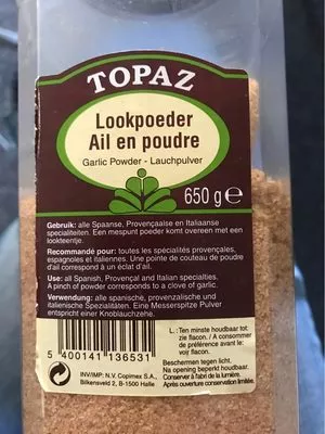 Topaz ail en poudre