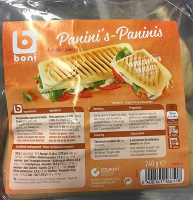 Image descriptive de Paninis