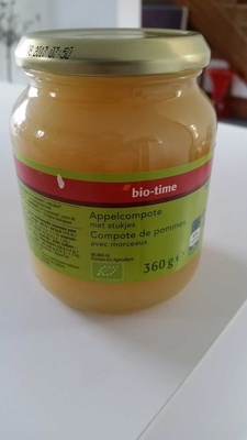 Compote de pommes bio