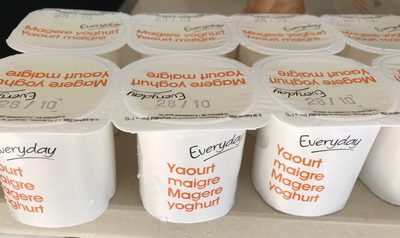 Yaourt maigre magere yoghurt