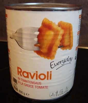 Image descriptive de Ravioli in tomatensaus 800g