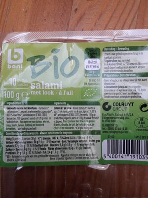 Salami à lail Bio