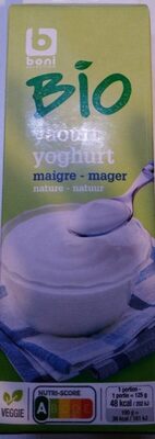 Image descriptive de Yoghourt maigre bio