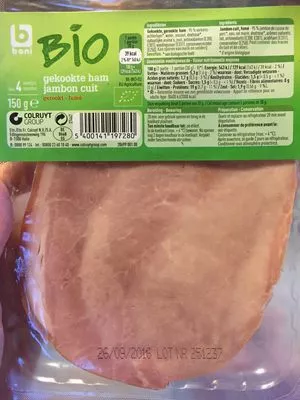 Jambon cuit fumé Bio