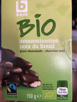 Noix du bresil bio au chocolat noir