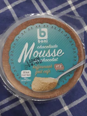 Mousse au chocolat goût café