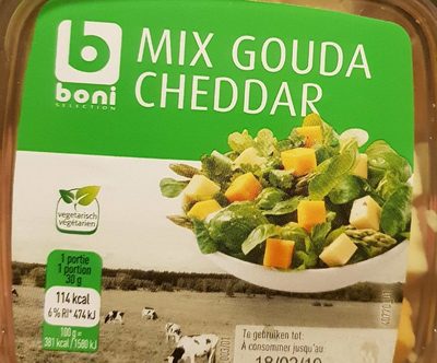 Image descriptive de Mix gouda cheddar