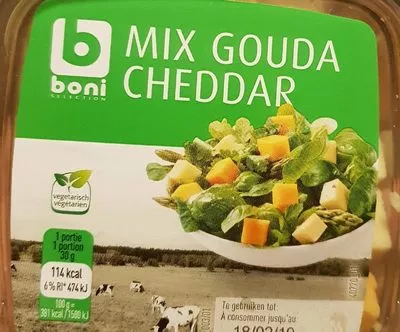 Mix gouda cheddar