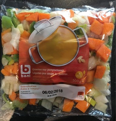 Légumes pour soupe au potiron