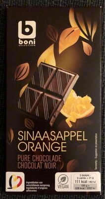 Image descriptive de Orange chocolat noir