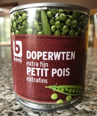 Image descriptive de Petits pois extra fins