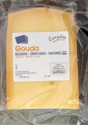 Gouda mivieux tranches