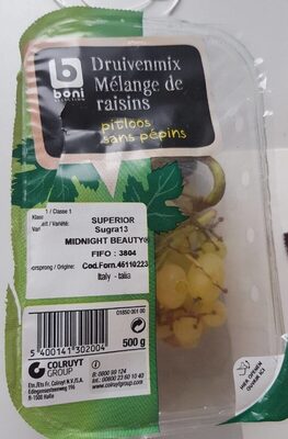 Mélange de raisins