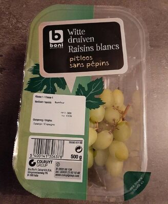 Image descriptive de Raisins blancs