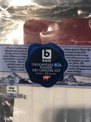 Image descriptive de Viande des grisons