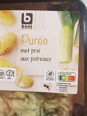 Image descriptive de Purée aux poireaux