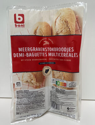 Demibaguettes multicéréales