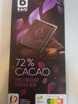 Chocolat noir 72 cacao