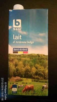 Image descriptive de Lait dArdenne belge demiécrémé