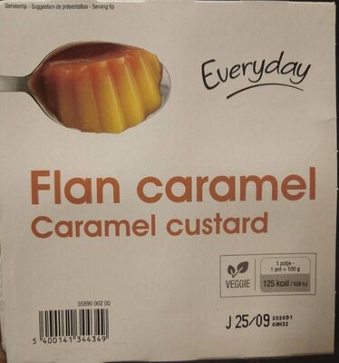 Image descriptive de Flan caramel