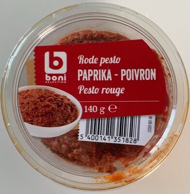 Image descriptive de Pesto rouge paprika poivron