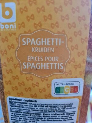 Image descriptive de Epices pour spaghettis