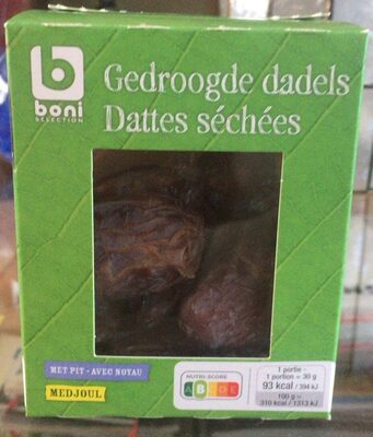 Image descriptive de Dattes séchées avec noyau Medjoul