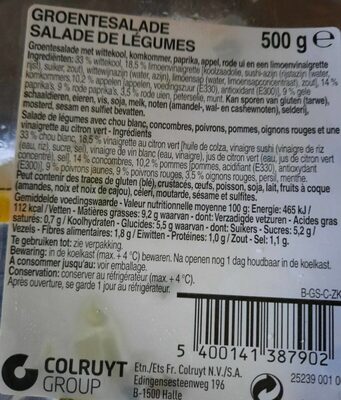 Image descriptive de salade de legumes