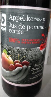 Jus pomme cerise