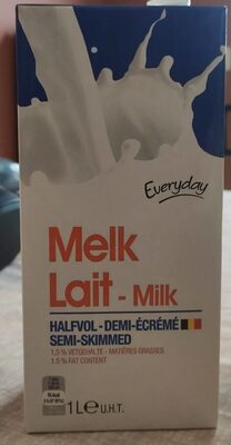 Lait demiécrémé