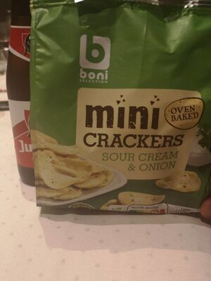 Mini Crackers boni Sour Cream Onion Oven Backed