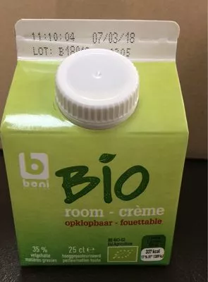 Bio crème fouettable