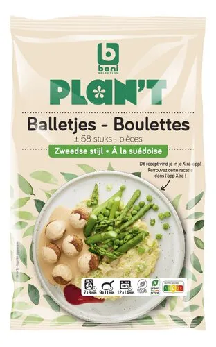 BONI PLAN'T Boulet.végétar.suédois. 1kg