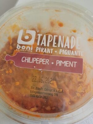 Image descriptive de Tapenade pikant chilipeper