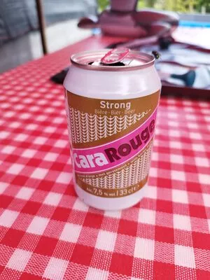 bière blonde cararouge 33cl can