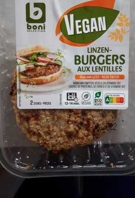 Burgers aux lentilles