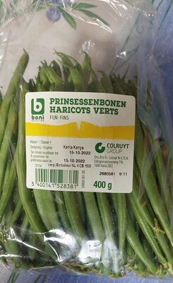 Image descriptive de Haricots verts fins